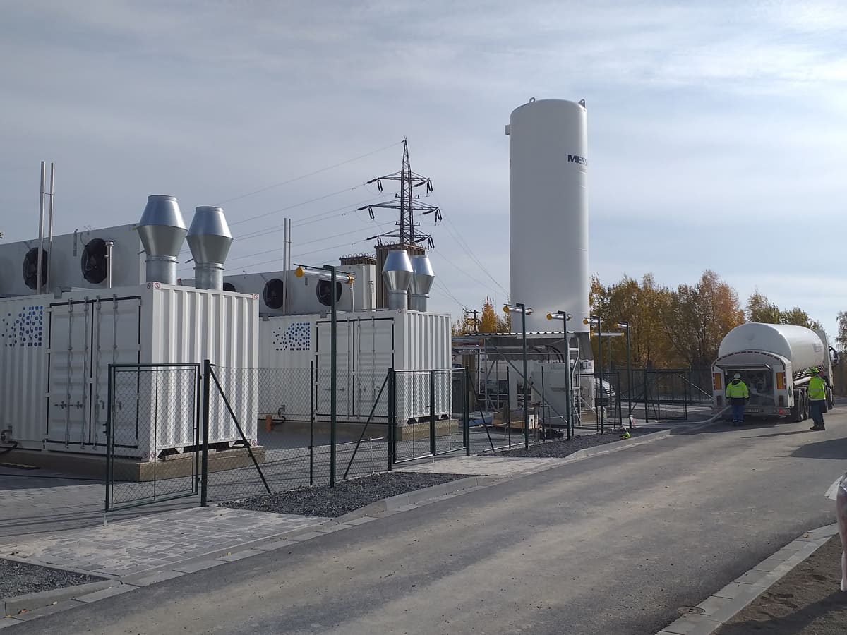 Zwei Dampfreformer im tschechischen Bruntál